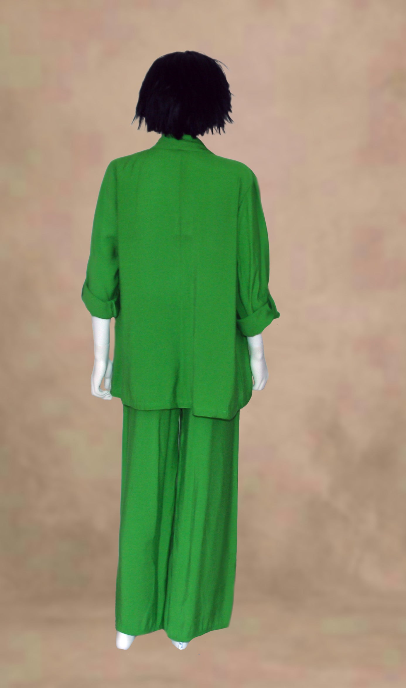 Abito 2 pezzi giacca + pantalone verde